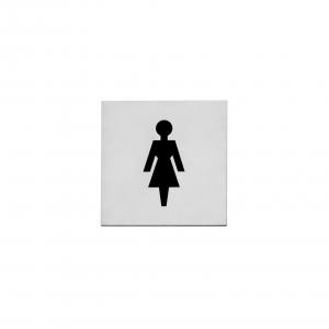 Intersteel Hinweisschilder Damentoilette Rechteckig selbstklebend (0035.460121)