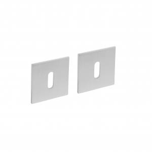 Intersteel Magnetrosette quadratisch mit Schlüsselloch gebürsteter Edelstahl (0035.342416)