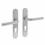Türgriff 1296 Gerade auf Schild mit Profilzylinder-Lochung 72 mm EN1906/4 Edelstahl gebürstet | Intersteel